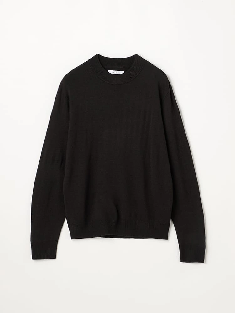 【ハンドウォッシャブル】モックネックベーシックニット秋冬【SmartPick！】