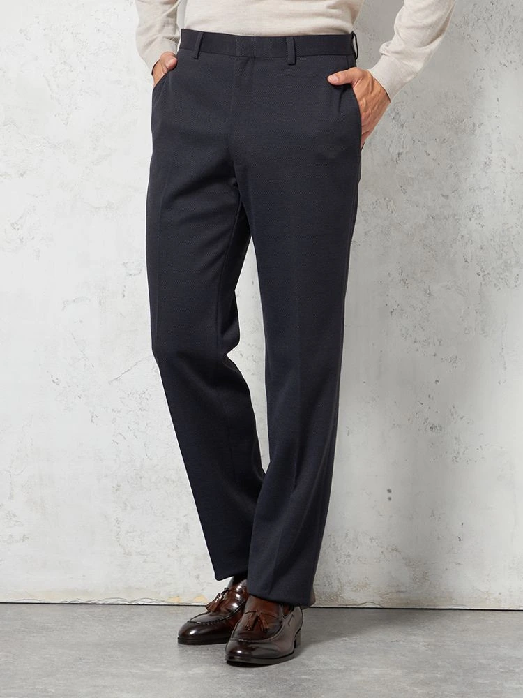 【ウォッシャブル】パンツノータック【i－Pants-アイパンツ-】ヒートエナジー無地リッケンバッカー秋冬