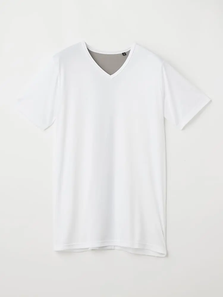 まるで着るカイロＶネック半袖Ｔシャツアンダーウェア保温秋冬