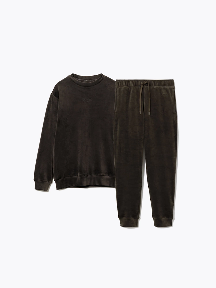 【テンシャル】BAKUNEVelourLongSleeveLongPantsUnisexロングパンツ下TENTIAL